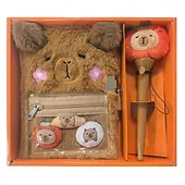 Stnux Pamiętnik pluszowy kapibara z długopisem