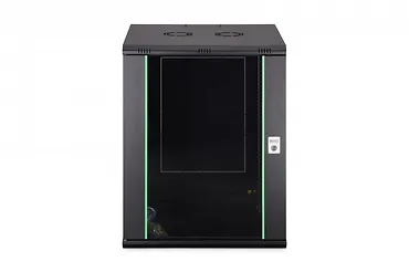 Digitus Szafa sieciowa wisząca Dynamic 19" 16U rack 785x600x600mm, drzwi szyba, czarny, niezłożona, 60kg
