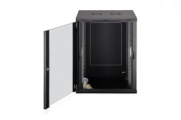 Digitus Szafa sieciowa wisząca Dynamic 19" 16U rack 785x600x600mm, drzwi szyba, czarny, niezłożona, 60kg