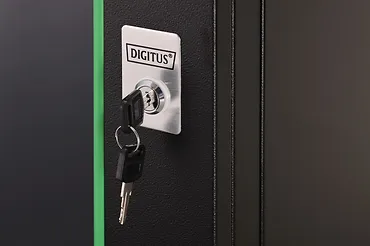 Digitus Szafa sieciowa wisząca Dynamic 19" 16U rack 785x600x600mm, drzwi szyba, czarny, niezłożona, 60kg