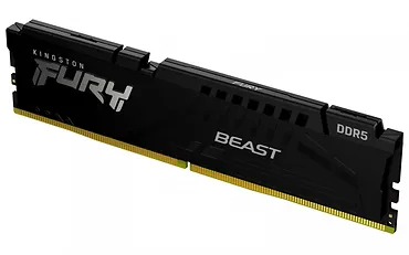 Kingston Pamięć DDR5 Fury Beast 32GB(1*32GB)/6000  CL36 czarna