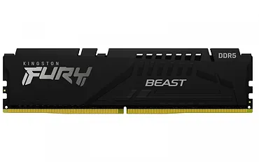 Kingston Pamięć DDR5 Fury Beast 32GB(1*32GB)/6000  CL36 czarna