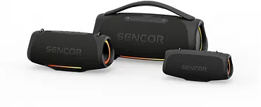 Sencor Głośnik bluetooth Resonex Mega Moc 190W, IPX7, TWS(99szt.), LED