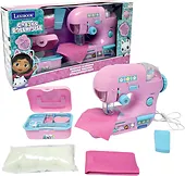 Maszyna do szycia Lexibook z miarką, nicią i pedałem, Koci Domek Gabi