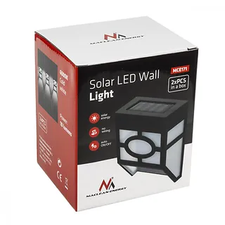 Maclean Solarna lampa ogrodowa LED MCE171 2szt.
