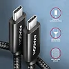 AXAGON BUCM4X-CM05AB Kabel USB-C - USB-C, USB4 Gen 3x2 0.5m, PD 240W, 8K HD, ALU, oplot Czarny