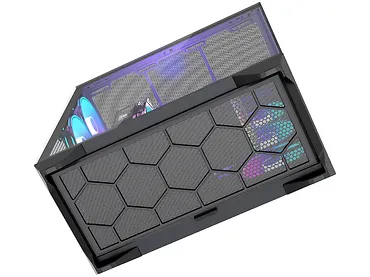 Obudowa Modecom Volcano Space XL 5F ARGB - Czarna