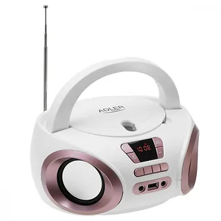 Adler Radio Boombox CD MP3 AD1181 biało-miedziany