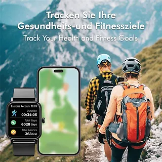 LogiLink Smartwatch LCD, BT5.2 IP68, r&oacute;żowy