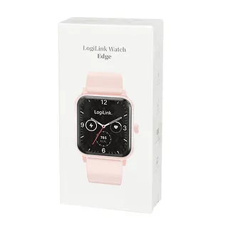 LogiLink Smartwatch LCD, BT5.2 IP68, r&oacute;żowy
