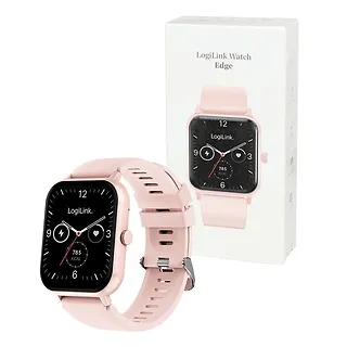 LogiLink Smartwatch LCD, BT5.2 IP68, r&oacute;żowy