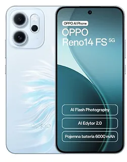 Oppo Smartfon Reno14 FS 5G 12/ 512GB Niebieski CPH2743