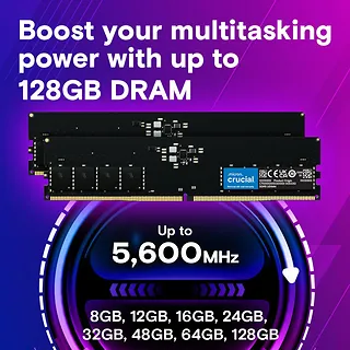 Crucial Pamięć DDR5 32GB/5600 CL46 (16Gbit) Tray