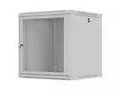 Lanberg Szafa instalacyjna rack wisząca 12U 600x600 szara drzwi perforowane (flat pack)