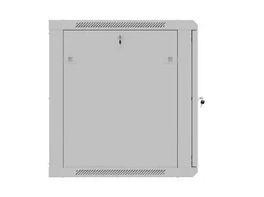 Lanberg Szafa instalacyjna rack wisząca 12U 600x600 szara drzwi perforowane (flat pack)