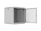 Lanberg Szafa instalacyjna rack wisząca 12U 600x600 szara drzwi perforowane (flat pack)