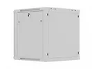Lanberg Szafa instalacyjna rack wisząca 12U 600x600 szara drzwi perforowane (flat pack)