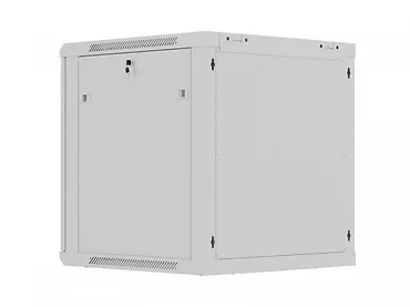 Lanberg Szafa instalacyjna rack wisząca 12U 600x600 szara drzwi perforowane (flat pack)