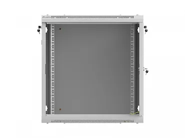Lanberg Szafa instalacyjna rack wisząca 12U 600x600 szara drzwi perforowane (flat pack)
