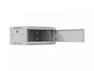 Lanberg Szafa instalacyjna rack wisząca 19 cali 4U 600x450 szara drzwi metalowe (flat pack)