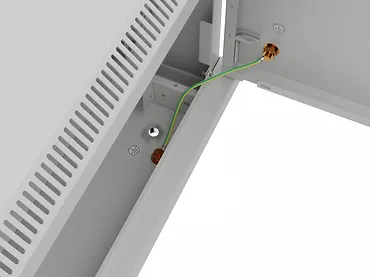 Lanberg Szafa instalacyjna rack wisząca 19 cali 4U 600x450 szara drzwi metalowe (flat pack)