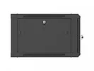 Lanberg Szafa instalacyjna rack wisząca 19 cali 6U 600x600 czarna drzwi perforowane (flat pack)
