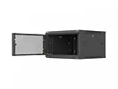 Lanberg Szafa instalacyjna rack wisząca 19 cali 6U 600x600 czarna drzwi perforowane (flat pack)