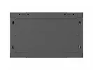 Lanberg Szafa instalacyjna rack wisząca 19 cali 6U 600x600 czarna drzwi perforowane (flat pack)