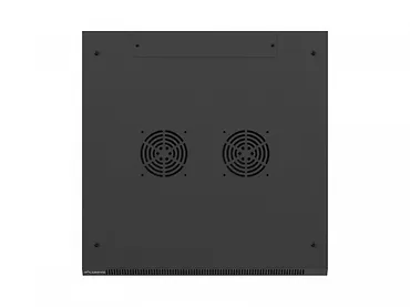 Lanberg Szafa instalacyjna rack wisząca 19 cali 9U 600x600 czarna drzwi     perforownae ( flat pack)