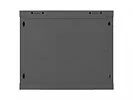 Lanberg Szafa instalacyjna rack wisząca 19 cali 9U 600x600 czarna drzwi     perforownae ( flat pack)