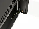 Lanberg Szafa instalacyjna rack wisząca 19 cali 12U 540x350 czarna drzwi przeszklone (flat pack)