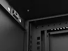 Lanberg Szafa instalacyjna rack wisząca 19 cali 12U 540x350 czarna drzwi przeszklone (flat pack)