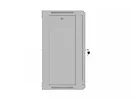 Lanberg Szafa instalacyjna rack wisząca 19 cali 12U 540x350 szara drzwi przeszklone (flat pack)