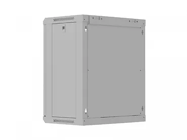 Lanberg Szafa instalacyjna rack wisząca 19 cali 12U 540x350 szara drzwi przeszklone (flat pack)