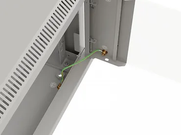 Lanberg Szafa instalacyjna rack wisząca 19 cali 12U 540x350 szara drzwi przeszklone (flat pack)