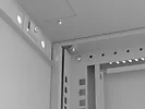 Lanberg Szafa instalacyjna rack wisząca 19 cali 12U 540x350 szara drzwi przeszklone (flat pack)