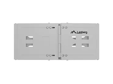 Lanberg Uchwyt ścienny rack 19" 4U 497x400/240 szary