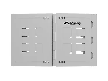 Lanberg Uchwyt ścienny rack 19" 6U 497x400/240 szary