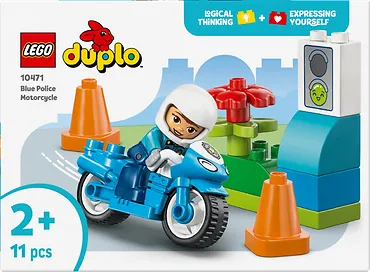 LEGO Klocki DUPLO 10471 Niebieski motocykl policyjny