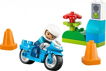 LEGO Klocki DUPLO 10471 Niebieski motocykl policyjny
