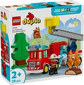 LEGO Klocki DUPLO 10473 W&oacute;z strażacki z wężem i strażakiem
