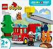 LEGO Klocki DUPLO 10473 W&oacute;z strażacki z wężem i strażakiem