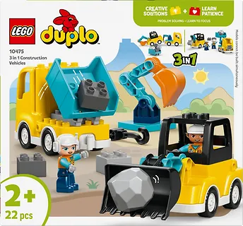LEGO Klocki DUPLO 10475 Maszyny budowlane 3 w 1