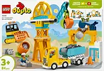 LEGO Klocki DUPLO 10476 Plac budowy z pojazdami 3 w 1