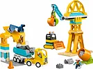 LEGO Klocki DUPLO 10476 Plac budowy z pojazdami 3 w 1
