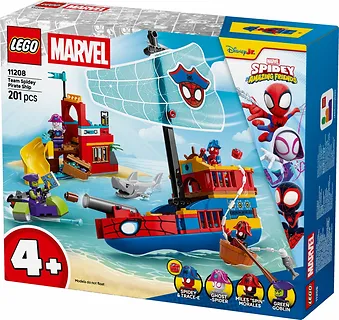 LEGO Klocki SPIDEY 11208 Statek piracki drużyny Spideyego