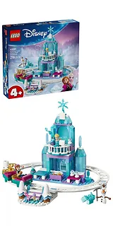 LEGO Klocki Disney 43281 Lodowy zamek Elzy i Śnieżna przejażdżka