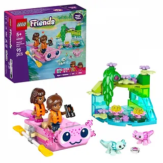 LEGO Klocki Friends 42681 Przygoda na aksolotlowej łodzi