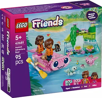 LEGO Klocki Friends 42681 Przygoda na aksolotlowej łodzi