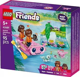 LEGO Klocki Friends 42681 Przygoda na aksolotlowej łodzi